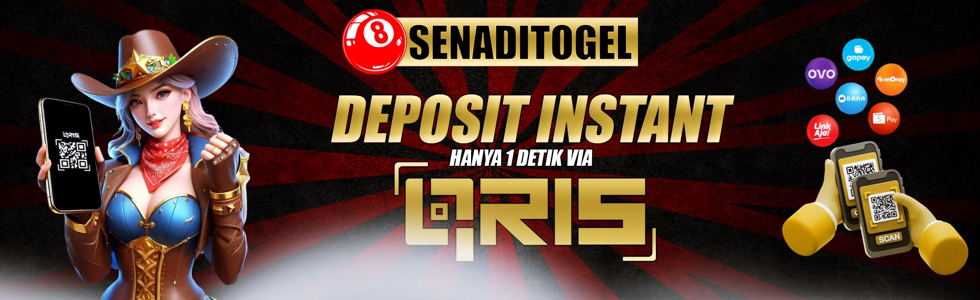 SENADITOGEL - DEPOSIT QRIS CEPAT MASUK